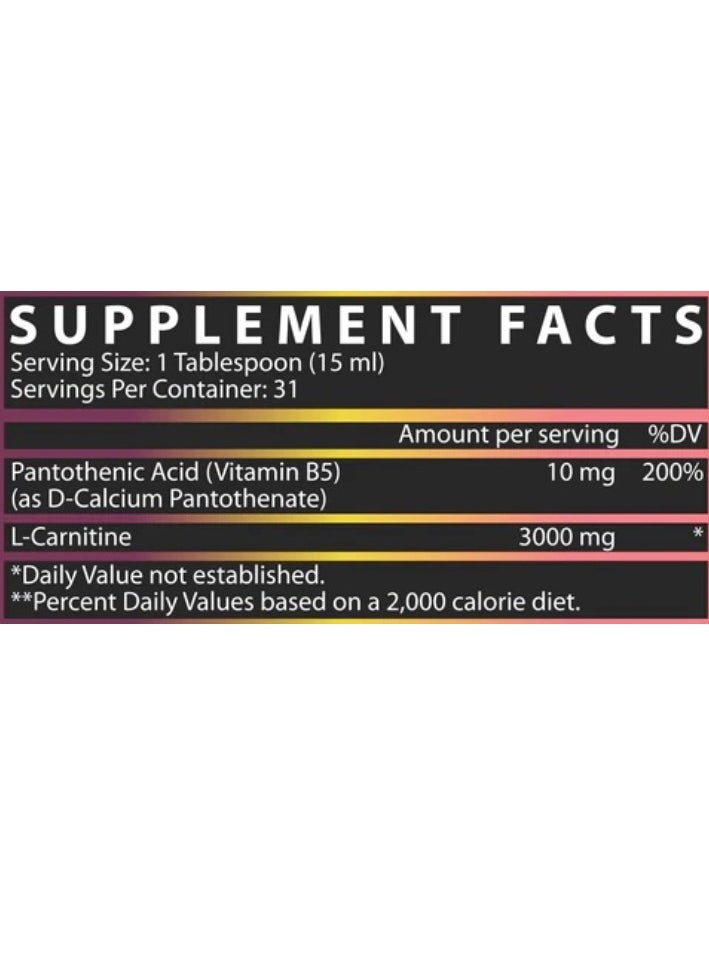 Nutrex L-Carnitine 3000 31S 465ml Passion Fruit Guava