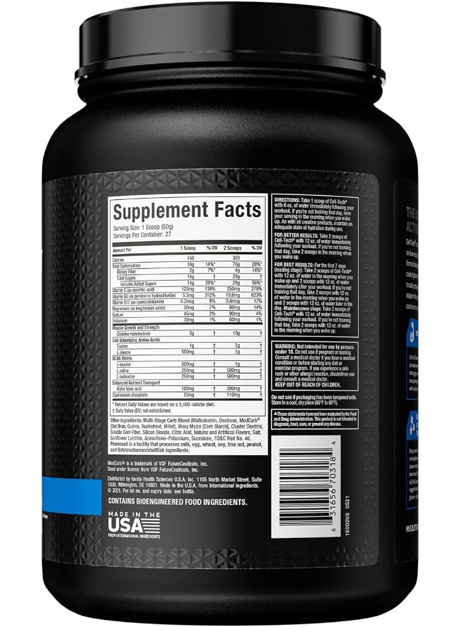 Cell Tech The Most Powerful Creatine Formula Fruit Punch 300 Lbs 1.36Kg