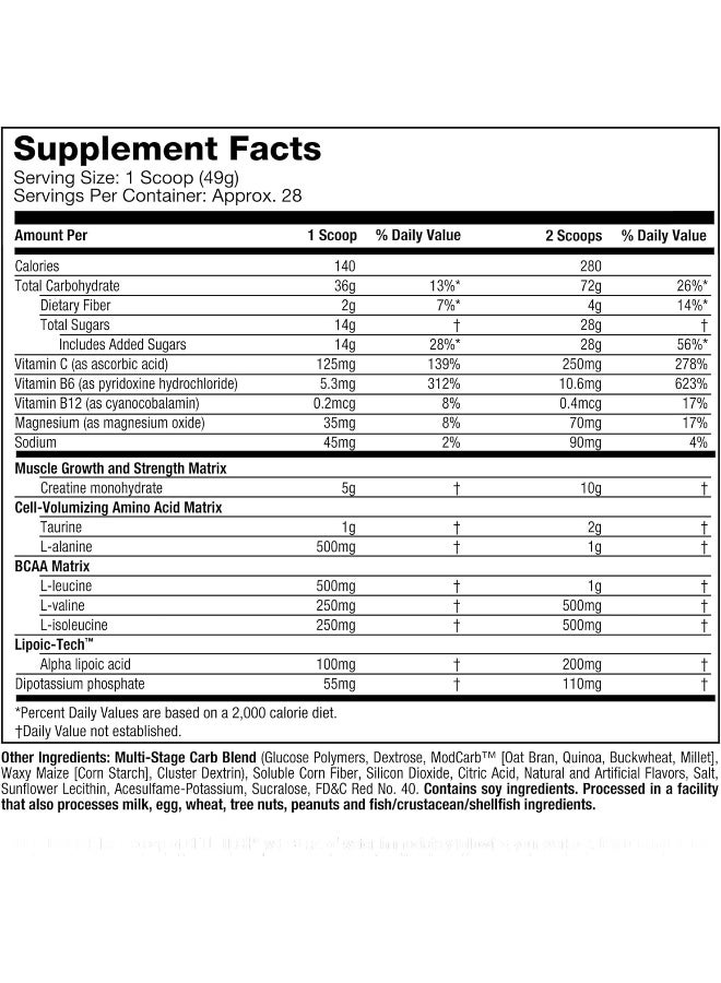 Cell Tech The Most Powerful Creatine Formula Fruit Punch 300 Lbs 1.36Kg
