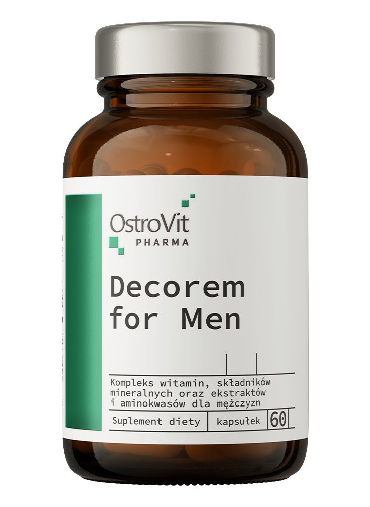 Ostrovit, Decorem for Men, Vitamins, Minerals & Amino Acids, 60 Caps, 30 Servings