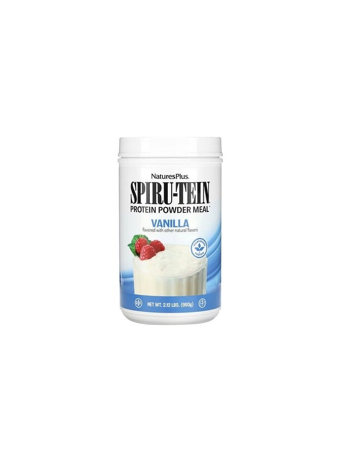 Spiru-Tein, Protein Powder Meal, Vanilla, 2.12 lbs (960 g)