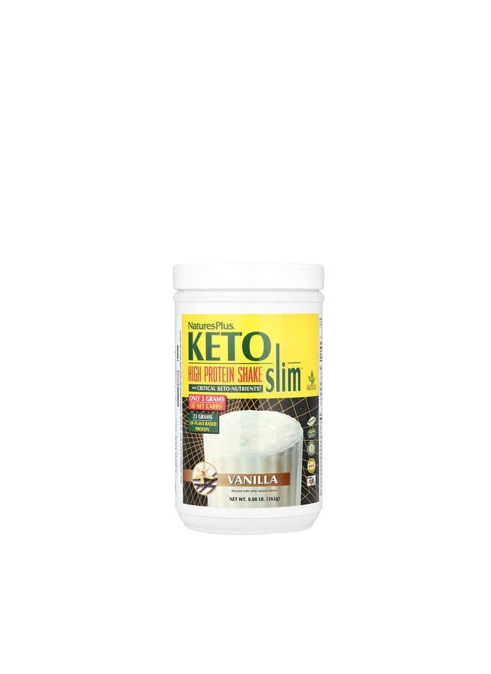 NaturesPlus Keto Slim High Protein Shake Vanilla 0.8 lb (363 g)
