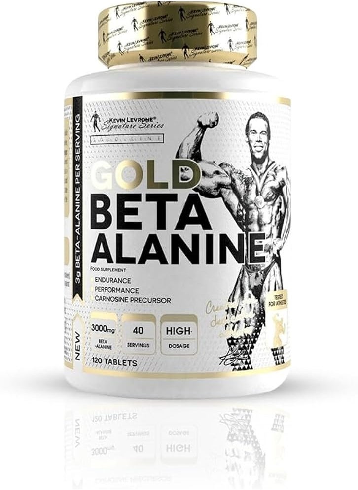 Kevin Levrone Gold Beta Alanine 120 Tablets: High-Dosage Endurance Booster