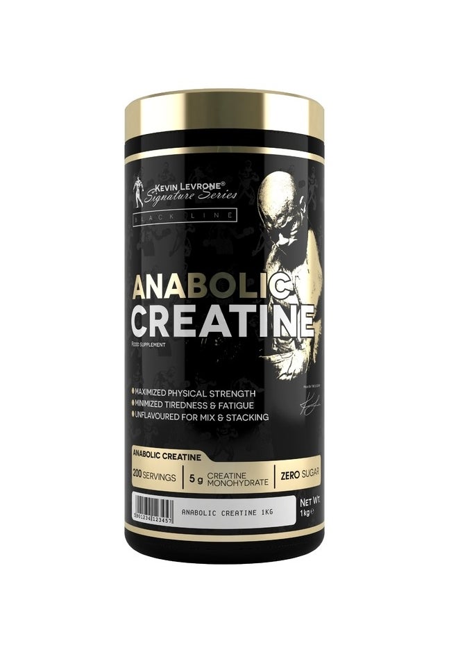 Kevin Levrone Anabolic Creatine 1kg: Pure Creatine Monohydrate for Strength and Endurance