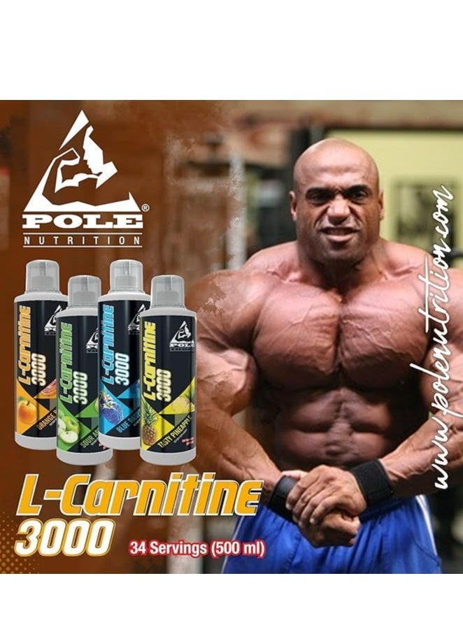 Pole Nutrition L-Carnitine 3000 Sour Apple - 34 Servings