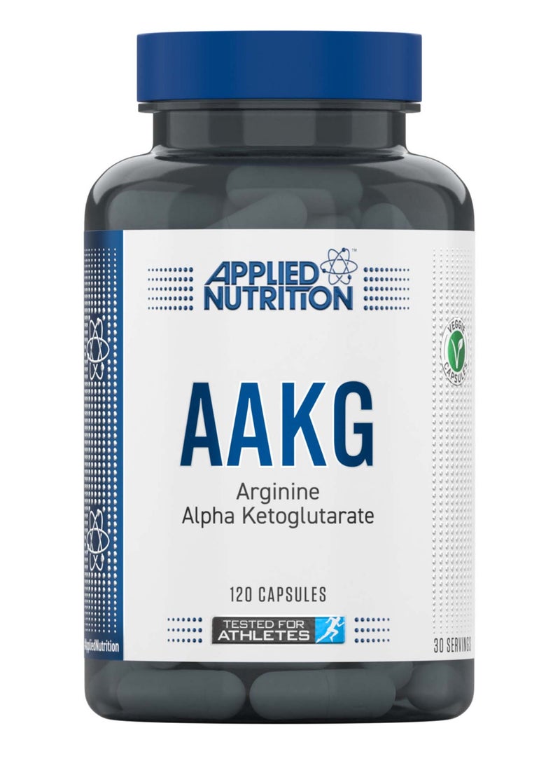 Applied Nutrition AAKG 120 Capsules - Arginine Alpha Ketoglutarate for Enhanced Performance