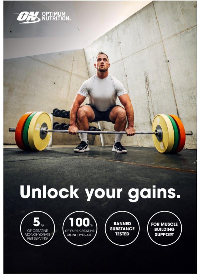 Micronized Creatine Monohydrate Powder, Supports Muscle Size, Strength & Performance Blueberry Lemonade Creatine, 60 Servings, 360 Grams