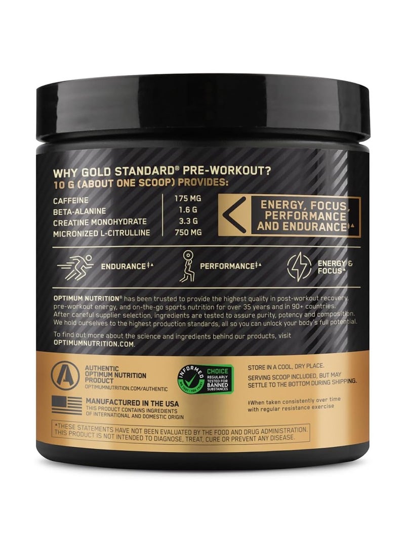 Gold Standard Pre-workout 30 Servings Watermelon Candy 300g