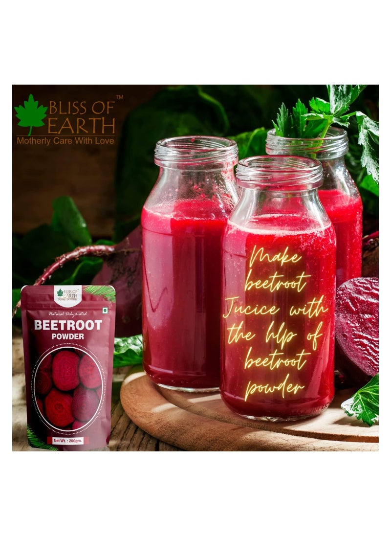 1KG Beetroot Powder For Juice Eating Face Skin Whitening Natural Dehydrated Chukundar Powder Pack of 5