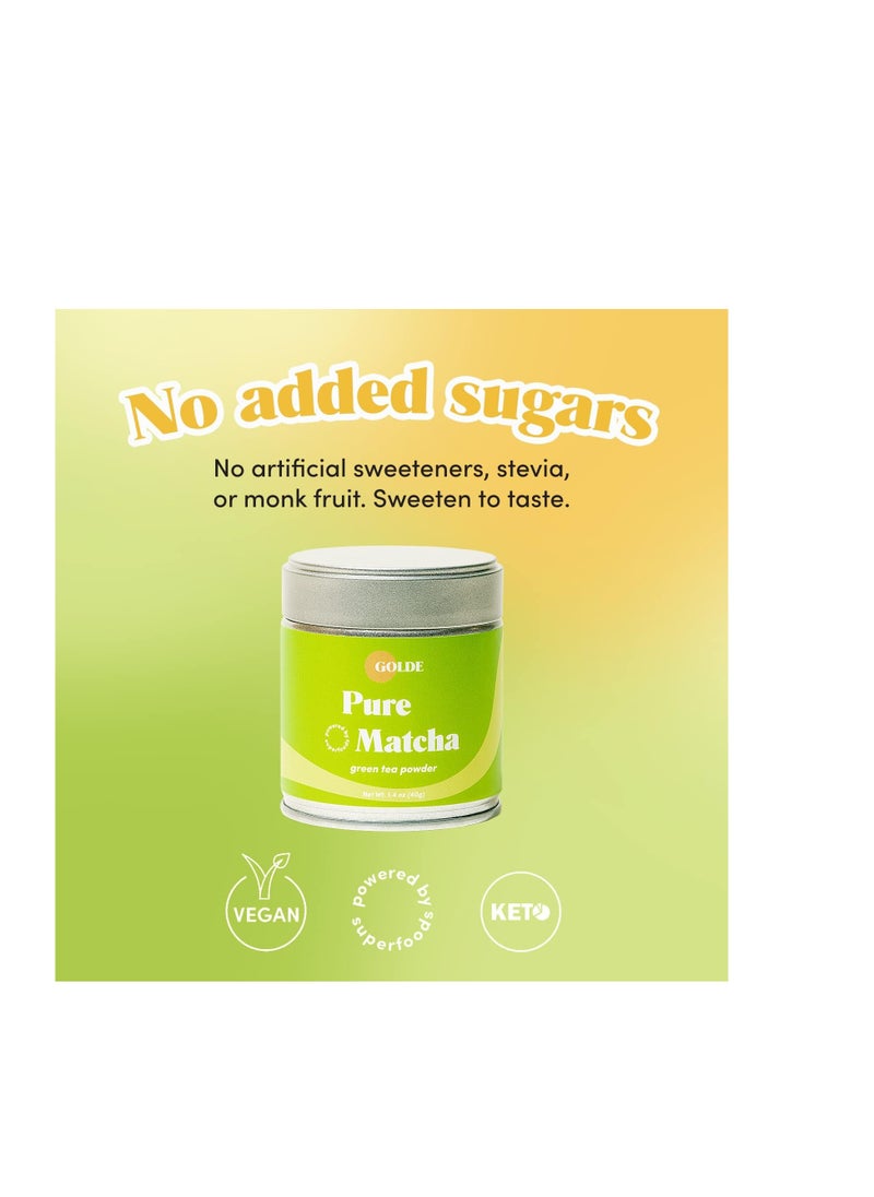 Pure Matcha Green Tea Powder 1.4oz 40g