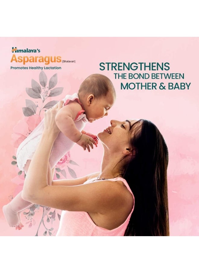 Himalaya Since 1930 Herbals Asparagus (Shatavari), Supports Women's Health, Promotes Healthy Lactation, Herbal Veggie Capsule