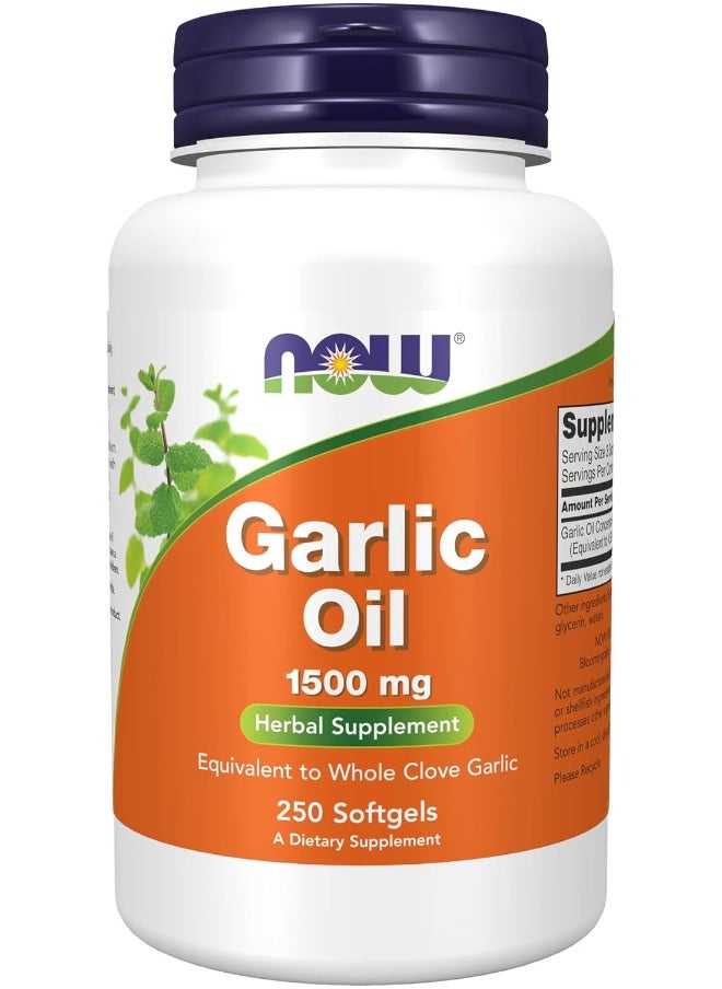 Now Foods - Garlic Oil 1500 Mg. 250 Softgels