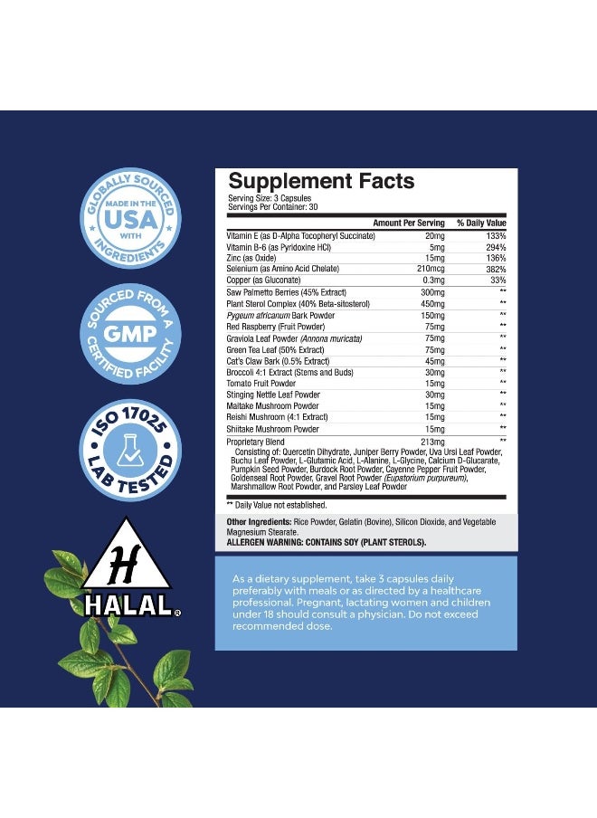 Nature's Craft  90  Capsules Prostate support for men's wellness