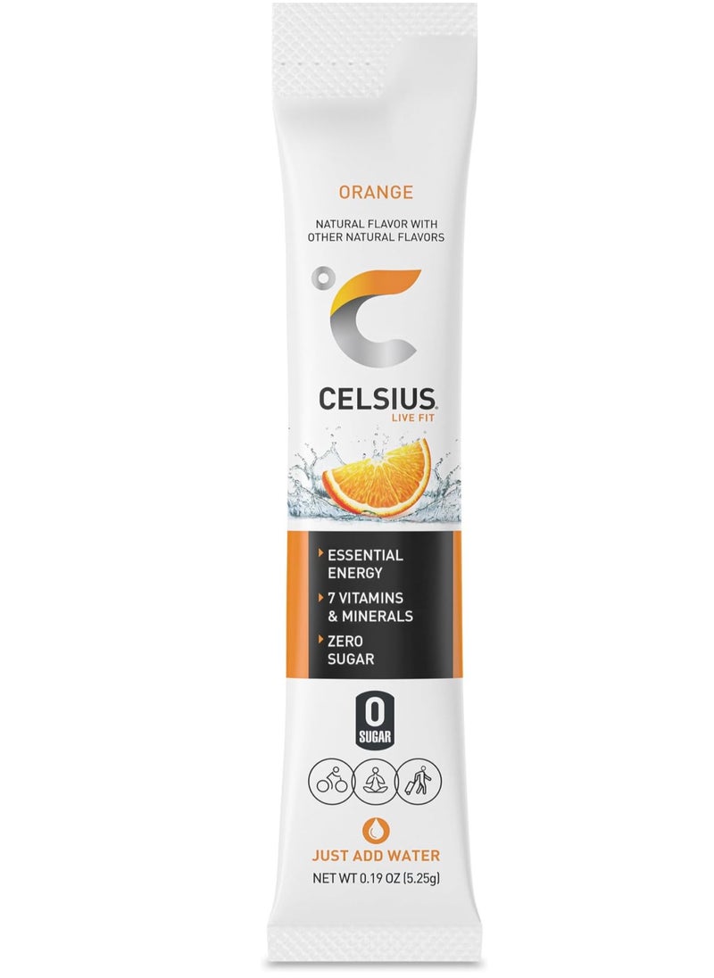 On-the-Go Powder Packets Orange, Essential Energy 2.6 Oz
