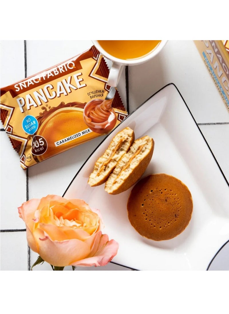 SNAQ FABRIQ Pancakes No Sugar Added 10x45g Caramelized Milk