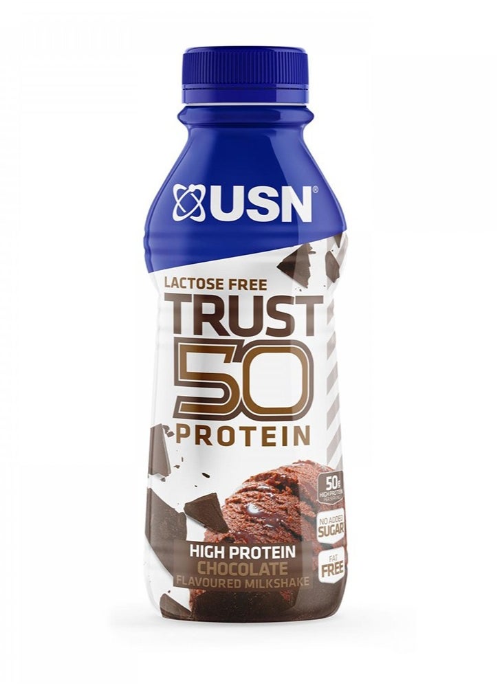 USN Trust Protein Fuel 50 Chocolate 500ml Pack Of 6