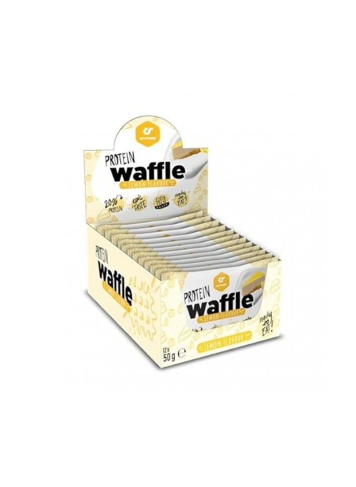 Go Fitness Protein Waffles Lemon 12x50g