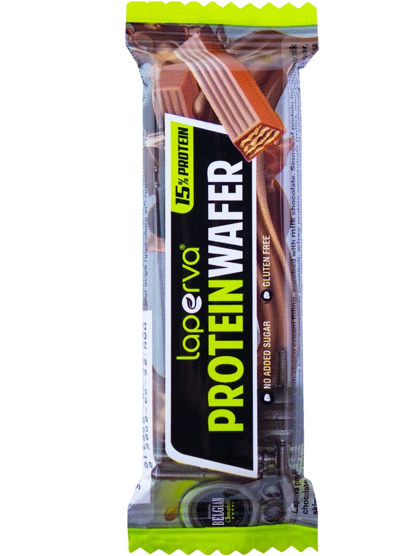 Laperva Protein Wafer, 1 Bar, Milk Chocolate -21.5g Pack of 25