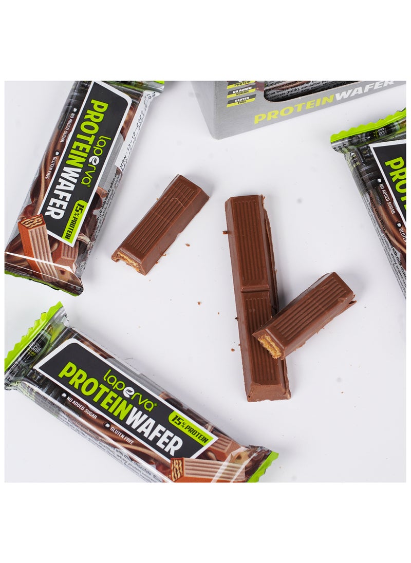 Laperva Protein Wafer, 1 Bar, Milk Chocolate -21.5g Pack of 25