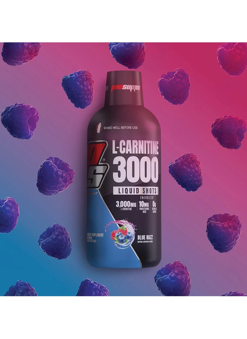 Prosupps Vanish L Carnitine 3000 Blue Raz Flavor