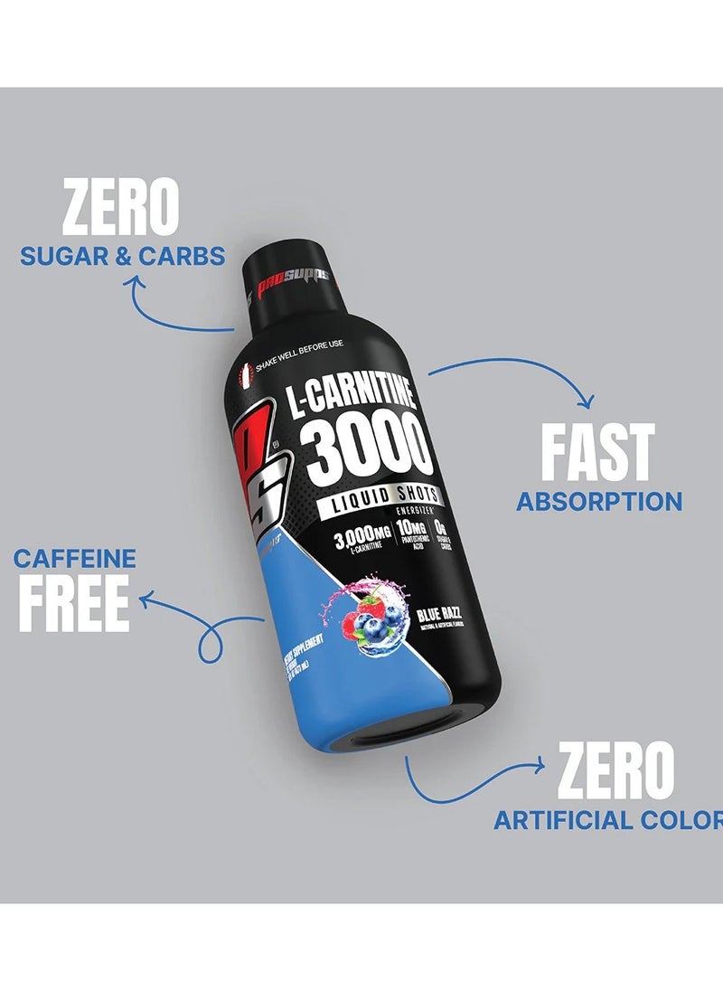 Prosupps Vanish L Carnitine 3000 Blue Raz Flavor