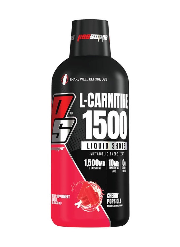 Prosupps L-Carnitine 1500 Liquid Shots 473ml Cherry Popsicle