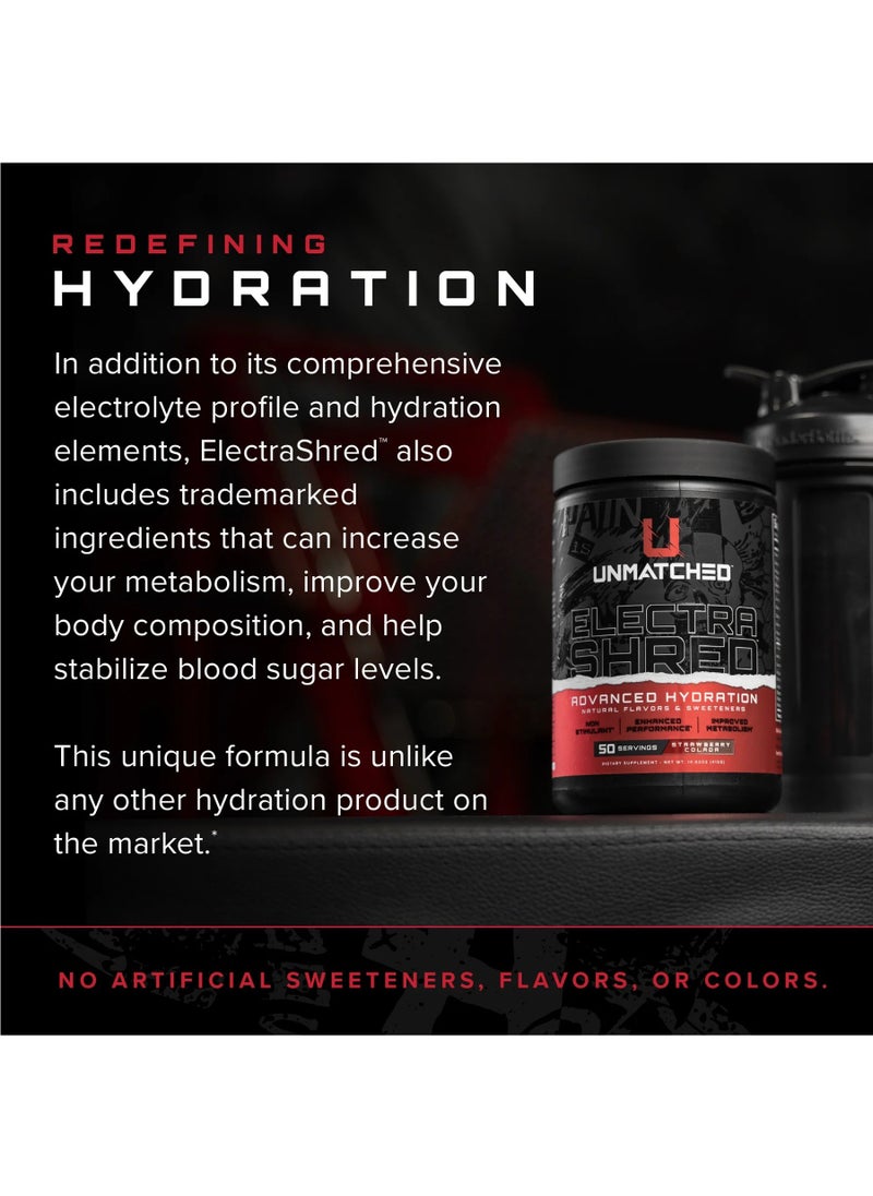 Unmatched Electra Shred Advance Hydration Strawberry Colada 415g