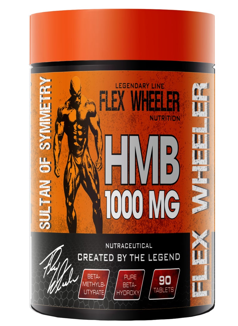 Flex Wheeler Nutrition HMB 1000mg - Muscle Growth & Recovery Support (90 Tablets)