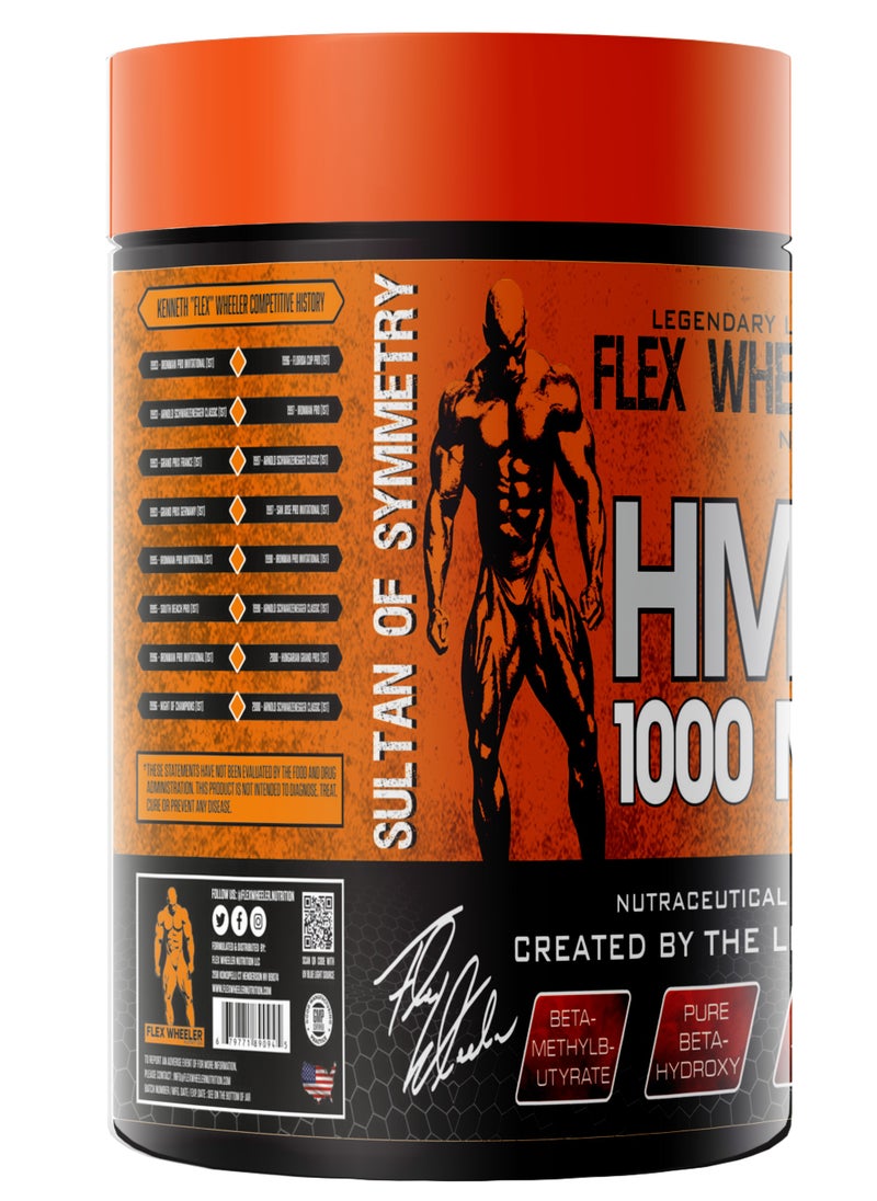 Flex Wheeler Nutrition HMB 1000mg - Muscle Growth & Recovery Support (90 Tablets)