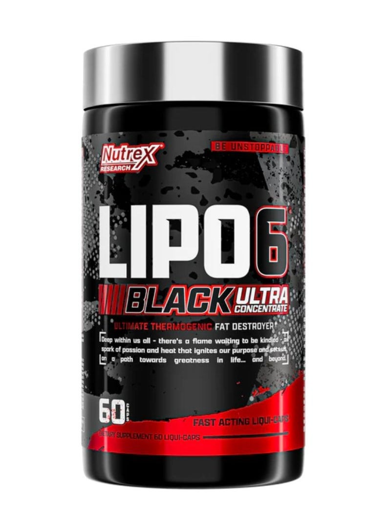 Lipo6 Black Ultra Concentrate 60 capsules