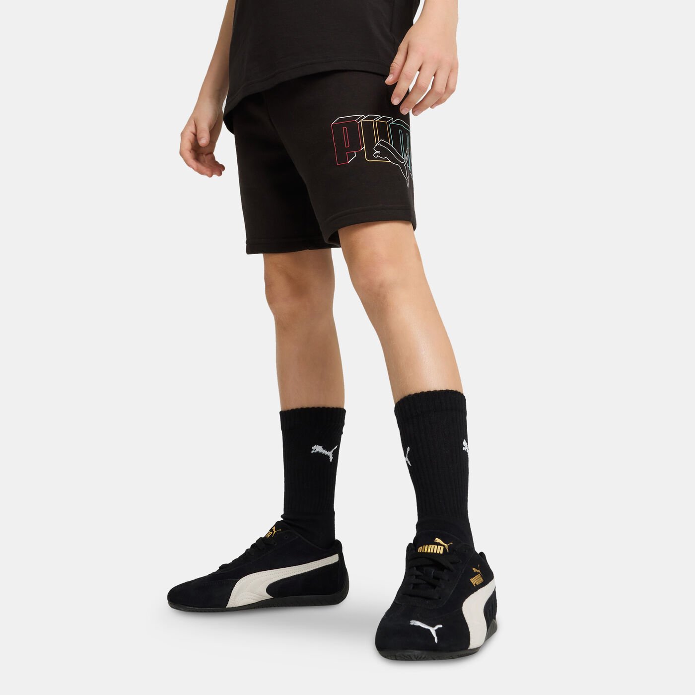 Kids' Essentials Logo Lab Execution Shorts