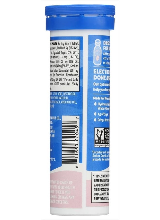 Hydration: Strawberry Lemonade Electrolyte Drink Tablets (2 Tubes of 10 Tabs)