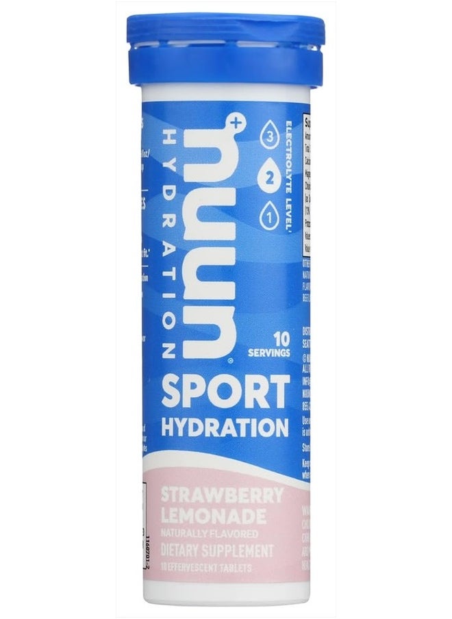 Hydration: Strawberry Lemonade Electrolyte Drink Tablets (2 Tubes of 10 Tabs)