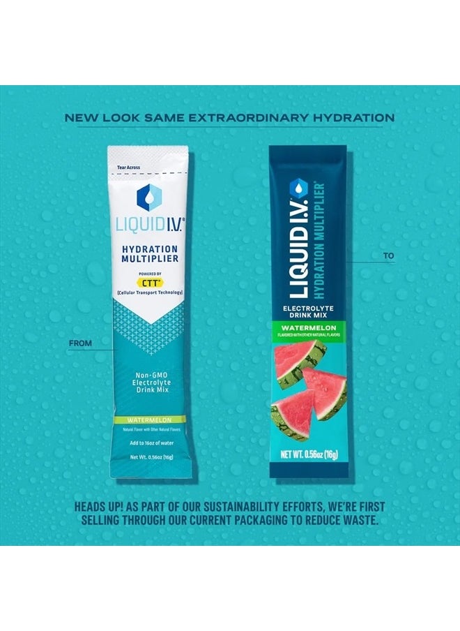 ® Hydration Multiplier® - Watermelon | Electrolyte Powder Drink Mix | 1 Pack (16 Servings)