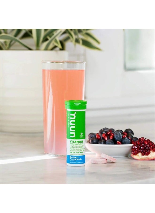 Vitamins: Blueberry Pomegranate Hydration Supplement (2 Tubes of 12 Tabs)2