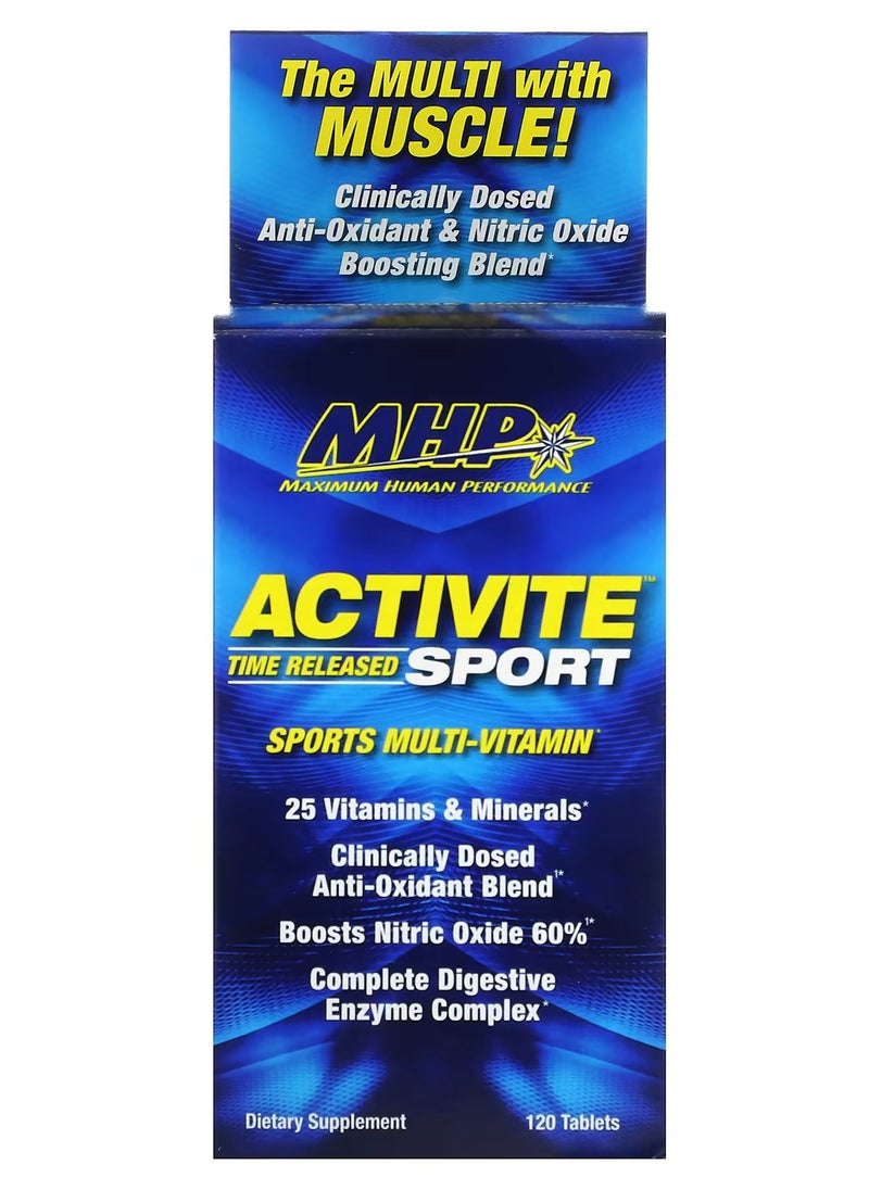 MHP Activite Sport 120 Tablets: Time-Released Multivitamin for Athletes 120 Tablets