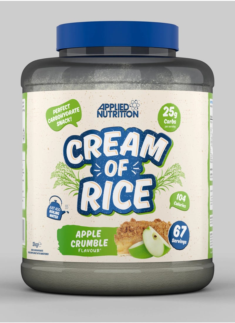 Cream Of Rice 2Kg Apple Crumble Flavor The Perfect Carb Snack