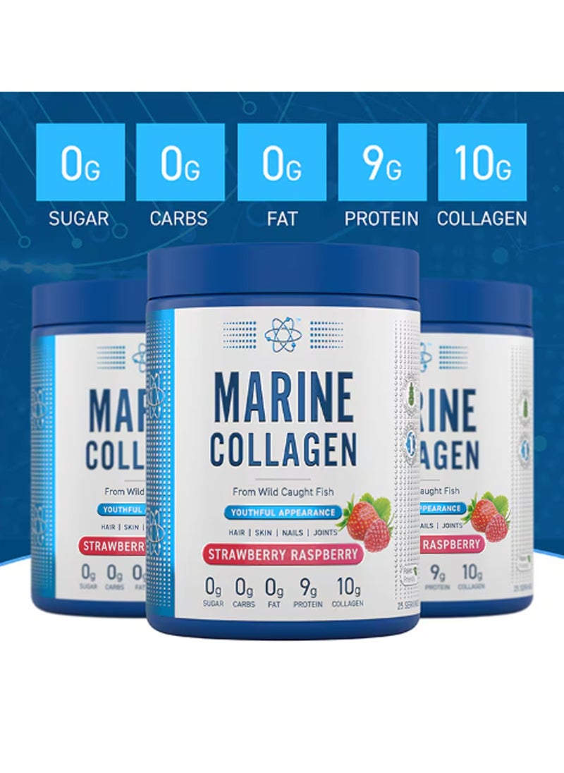 Applied Nutrition Marine Collagen 300g Strawberry Raspberry