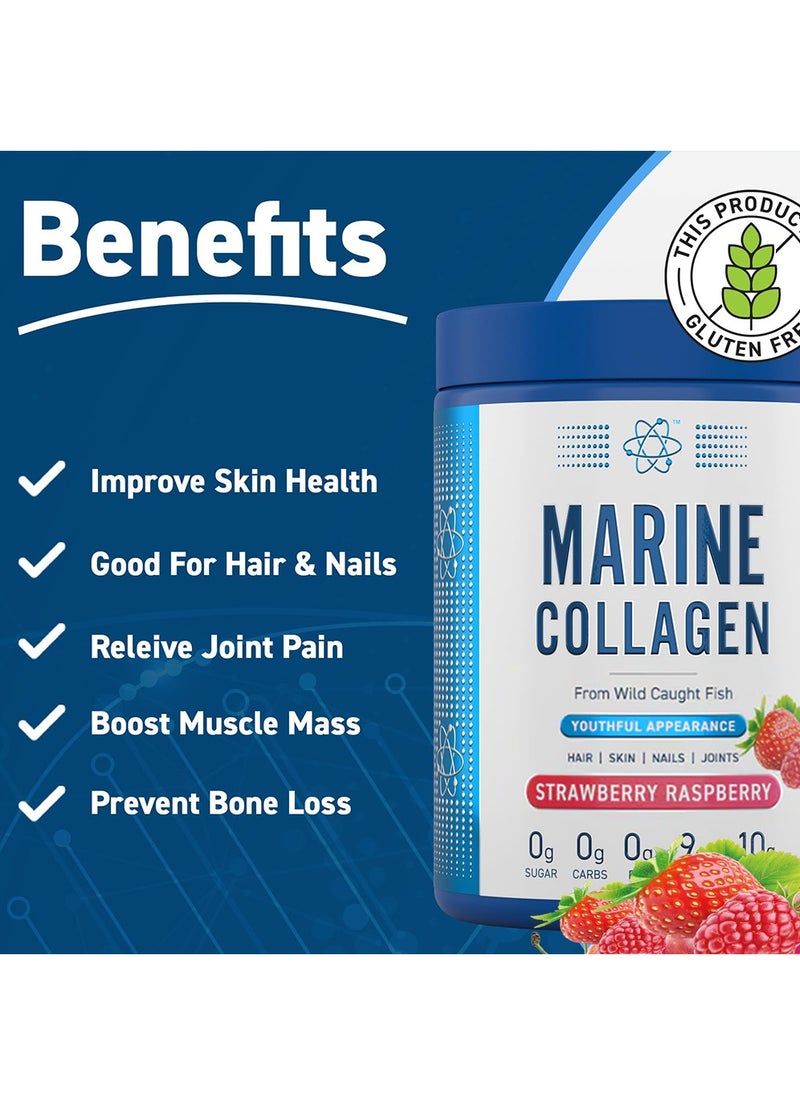 Applied Nutrition Marine Collagen 300g Strawberry Raspberry