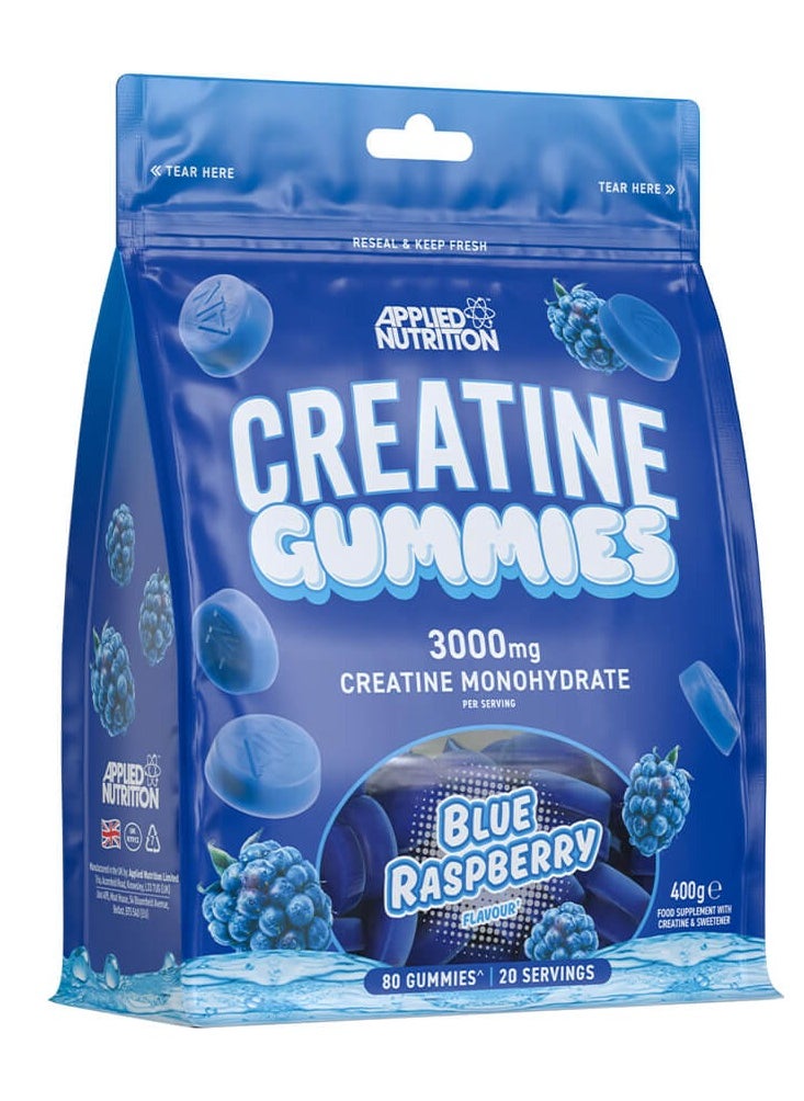 Applied Nutrition Creatine Gummies 3000mg 20Ser 400g Blue Raspberry