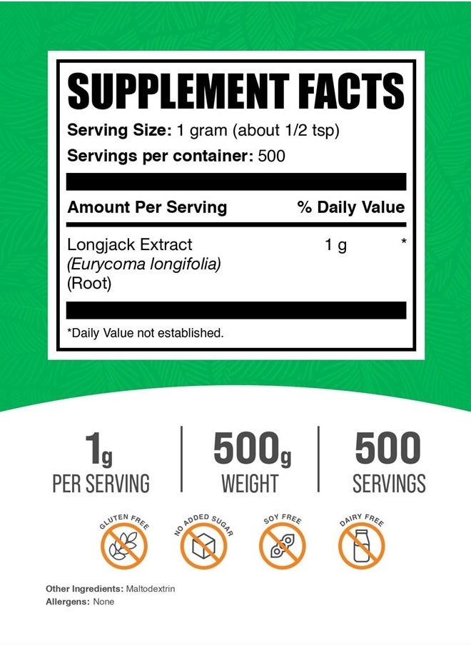 Longjack Extract Tongkat Ali, 500g (17.6 oz)