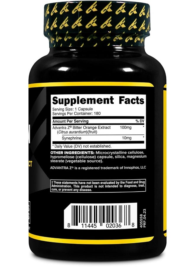 PrimaForce Syneburn Supplement, 180 Capsules â€“ Synephrine from ADVANTRA Z