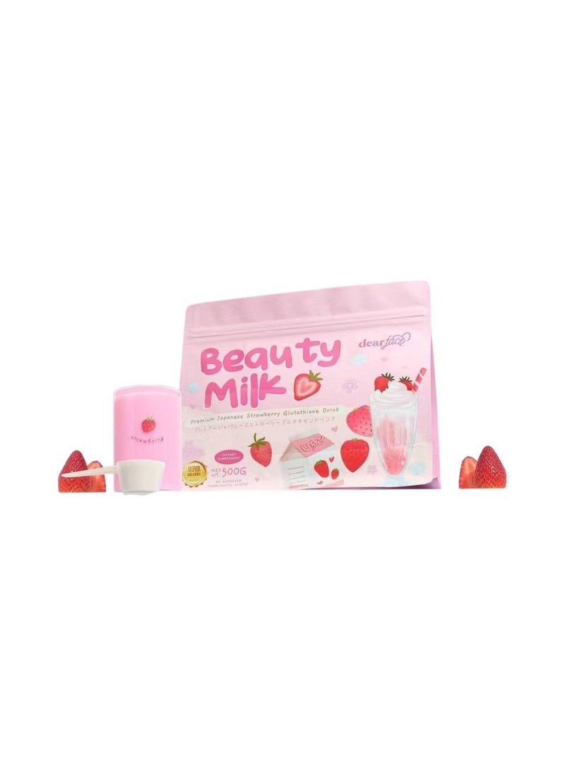 Beauty milk strawberry 500g