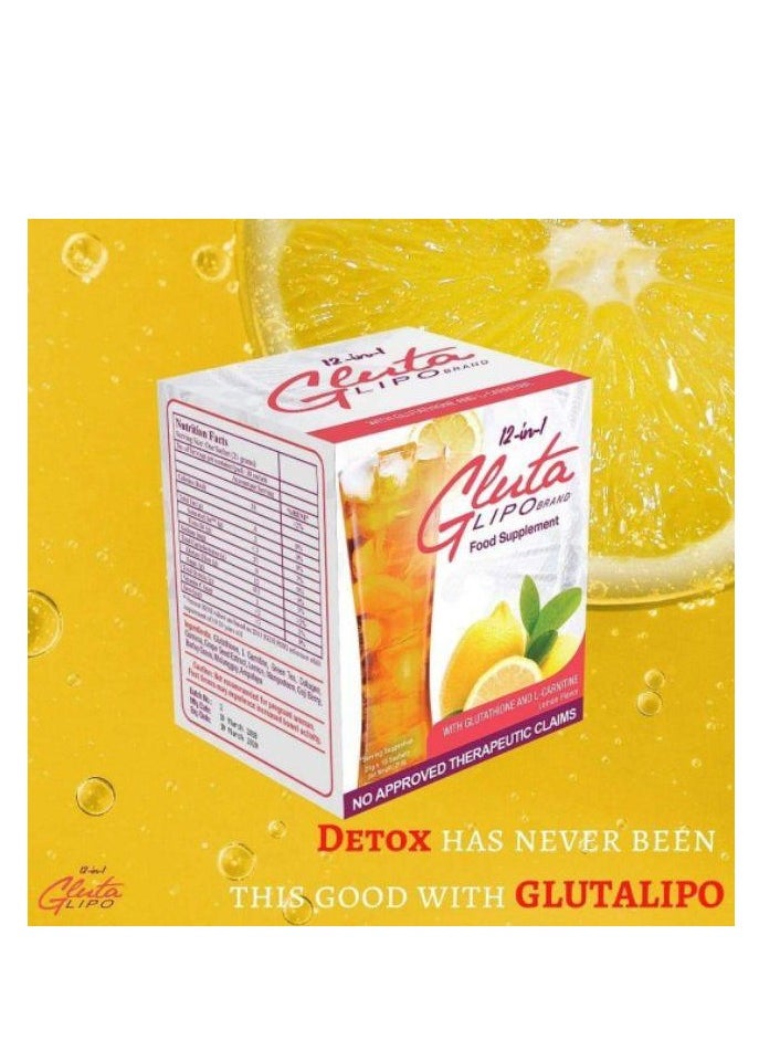 Gluta Lipo Transform Your Detox Routine 12-in-1 Food Supplement