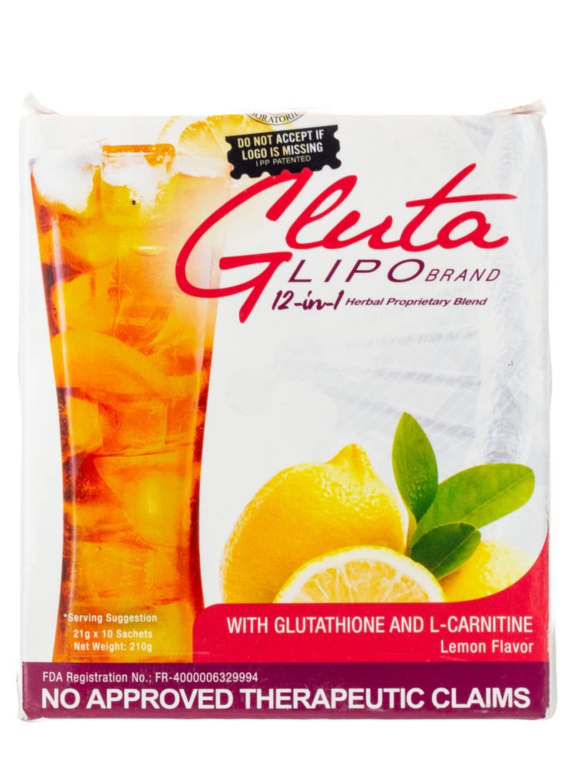 Gluta Lipo Transform Your Detox Routine 12-in-1 Food Supplement
