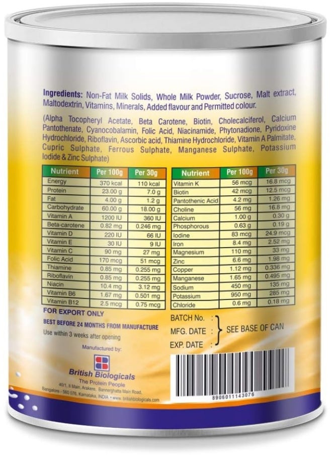 British Biologicals Mango Flavour B-Protin (400g)