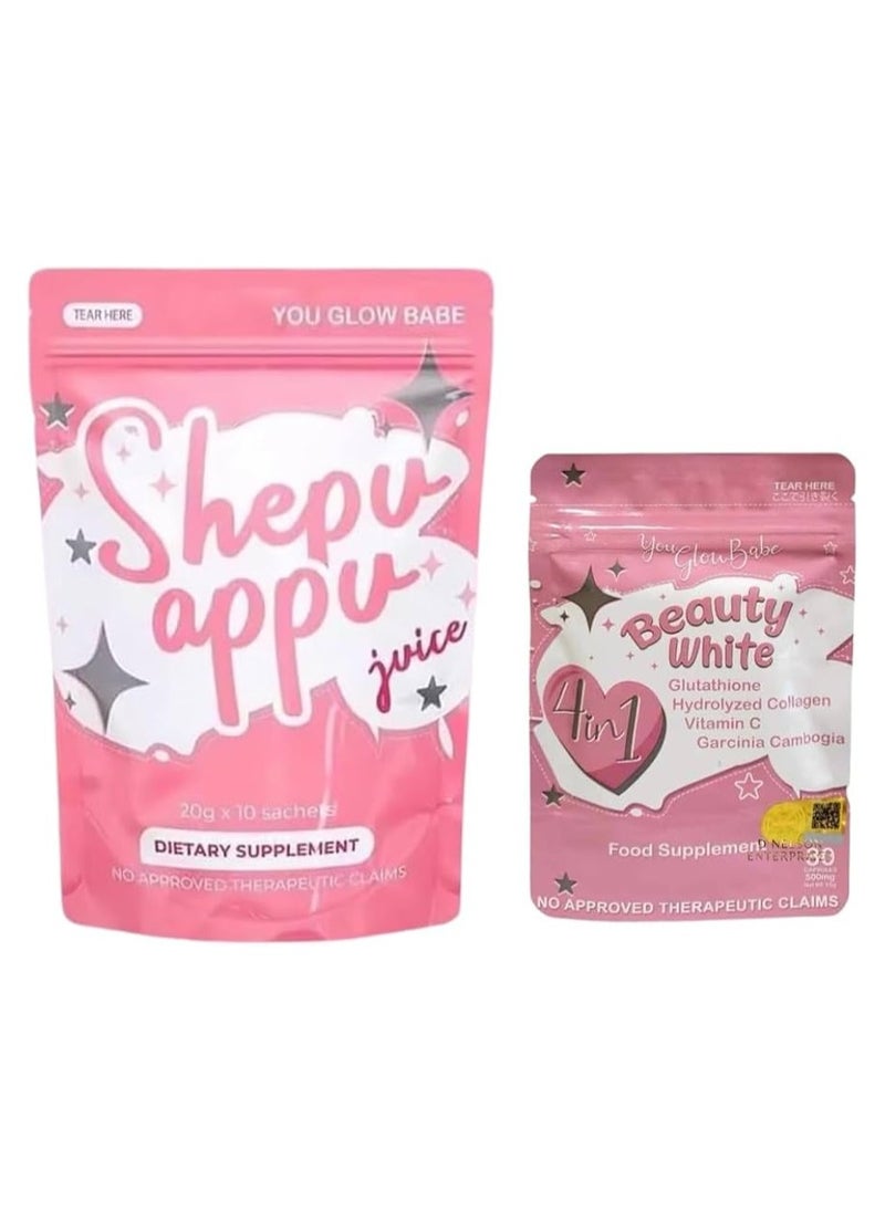 Shepu appu and beauty white Pack Of 2