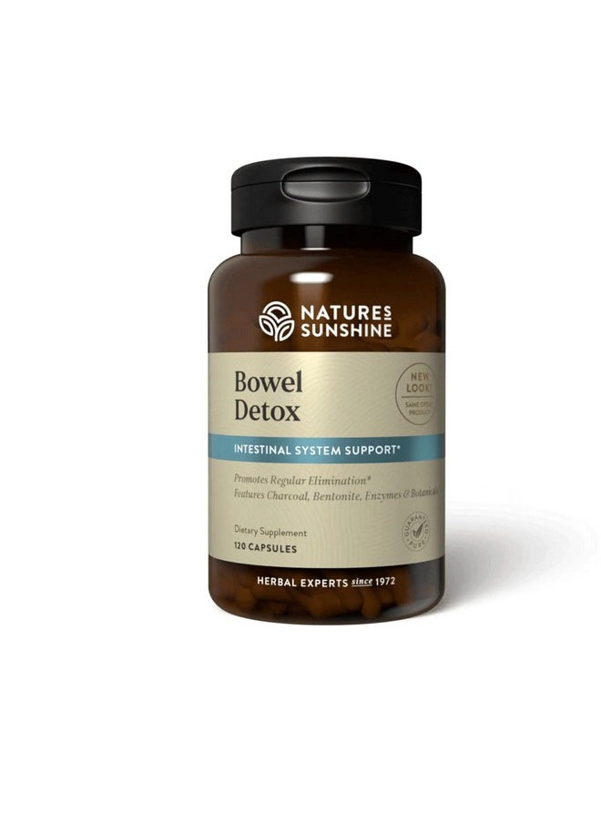 Nature's Sunshine Bowel Detox, 120 Capsules | Colon Cleanse Detox Supplement to Promote Regular Elimination and Cleansing of the Digestive System