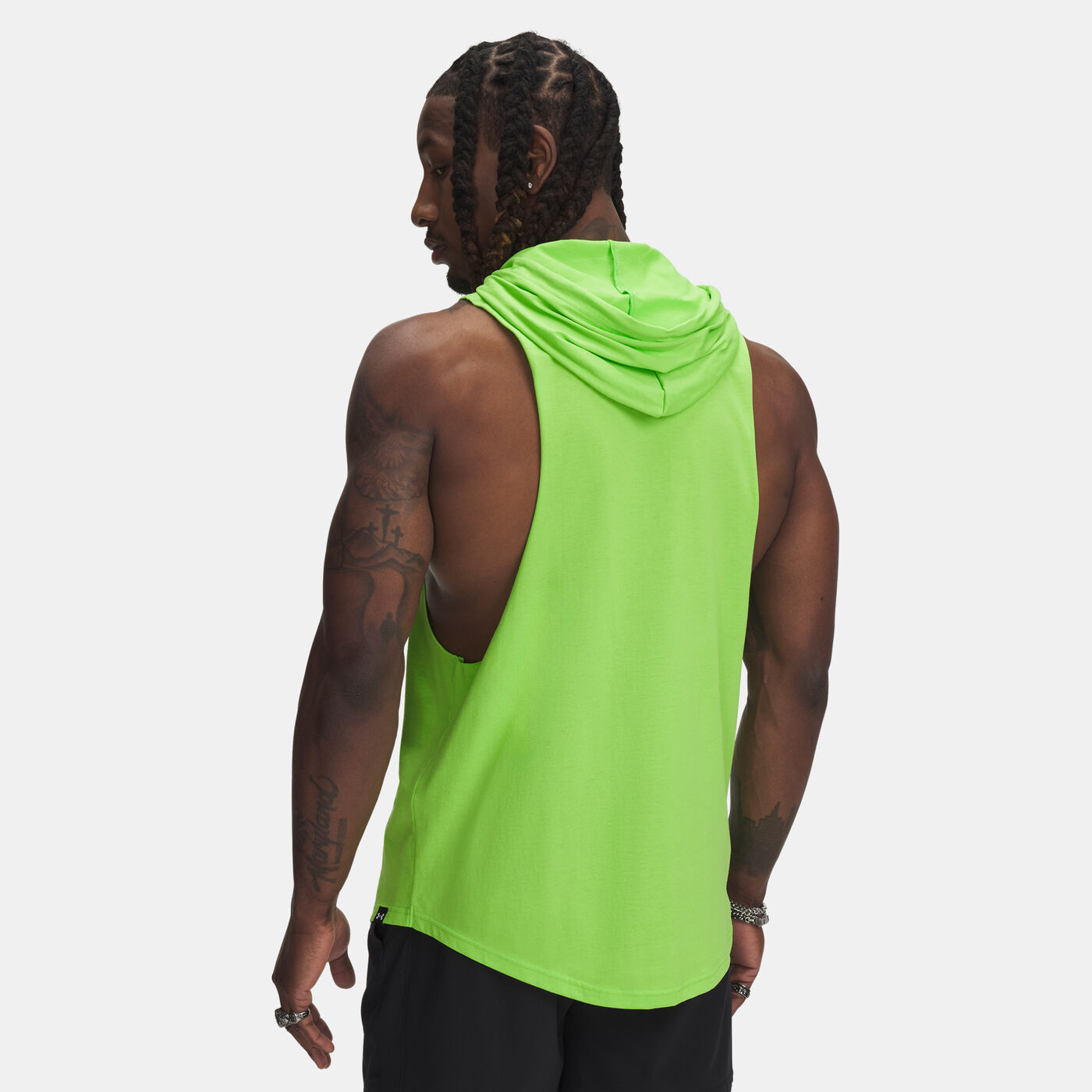 Men's Project Rock Wire Sleeveless Training Hoodie