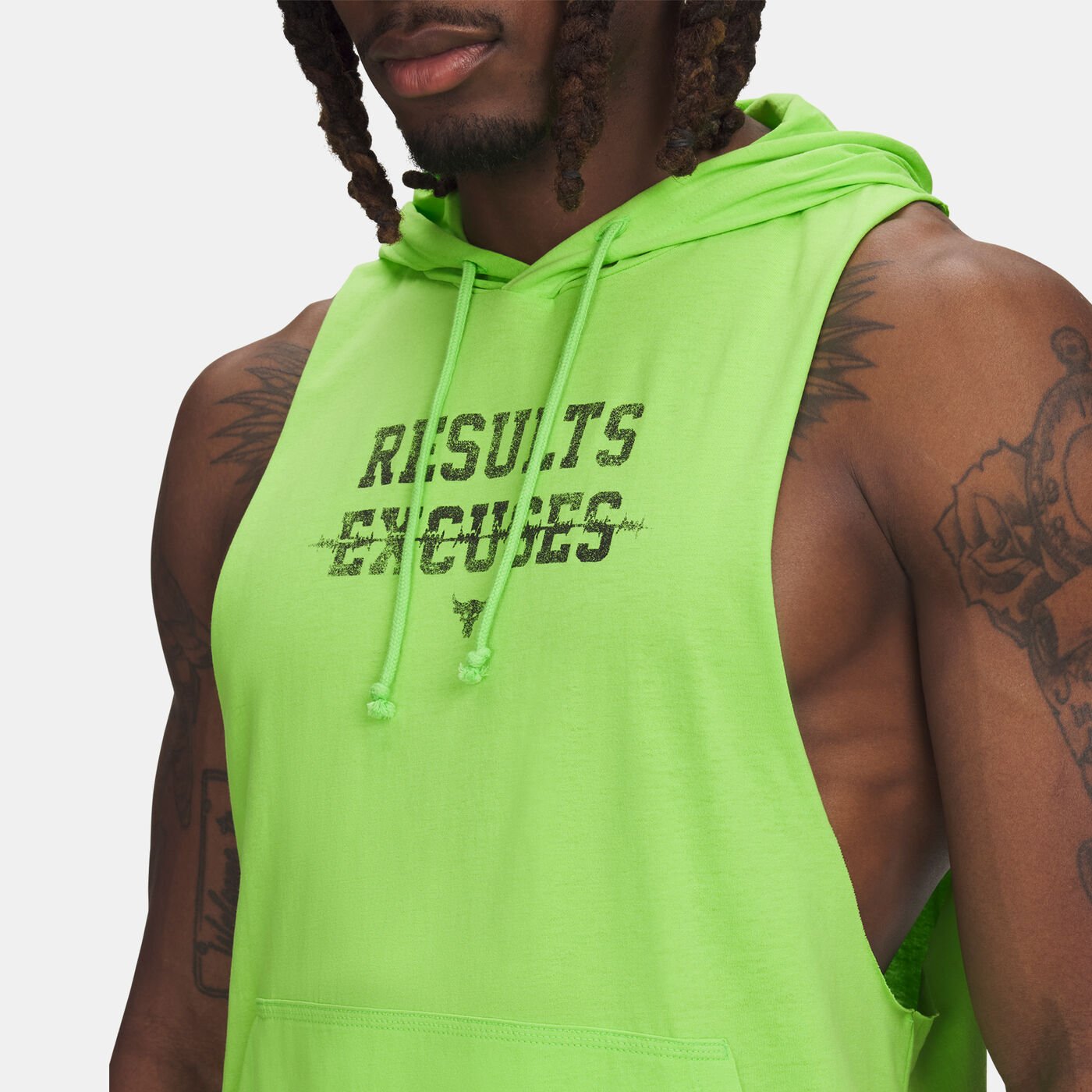 Men's Project Rock Wire Sleeveless Training Hoodie